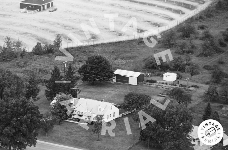 M-53 Drive-In Theatre - Vintage Aerial (newer photo)